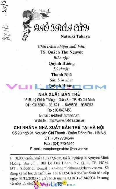 Giỏ Trái Cây - Fruit Basket - Chapter 9 - Trang 126