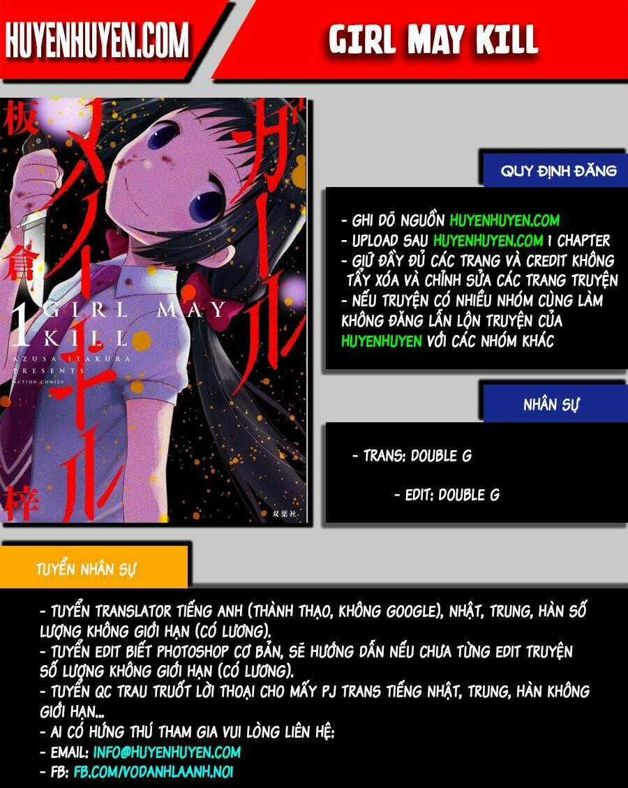 Girl May Kill - Chapter 1 - Trang 1