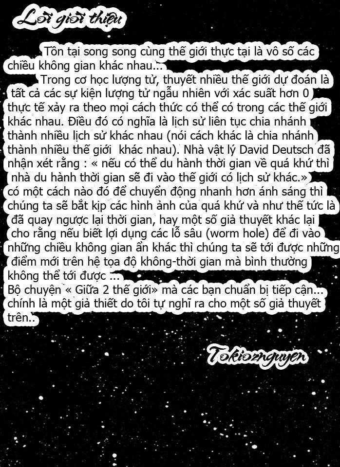 Giữa 2 Thế Giới - Chapter 1 - Trang 1