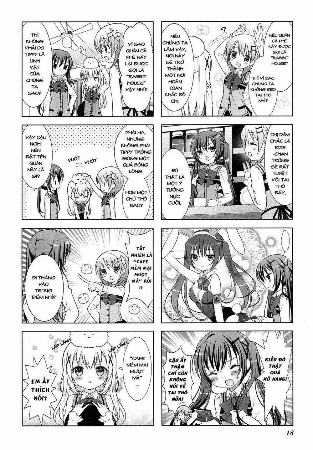 Gochuumon wa usagi desuka? [4-KOMA] - Chapter 2 - Trang 3