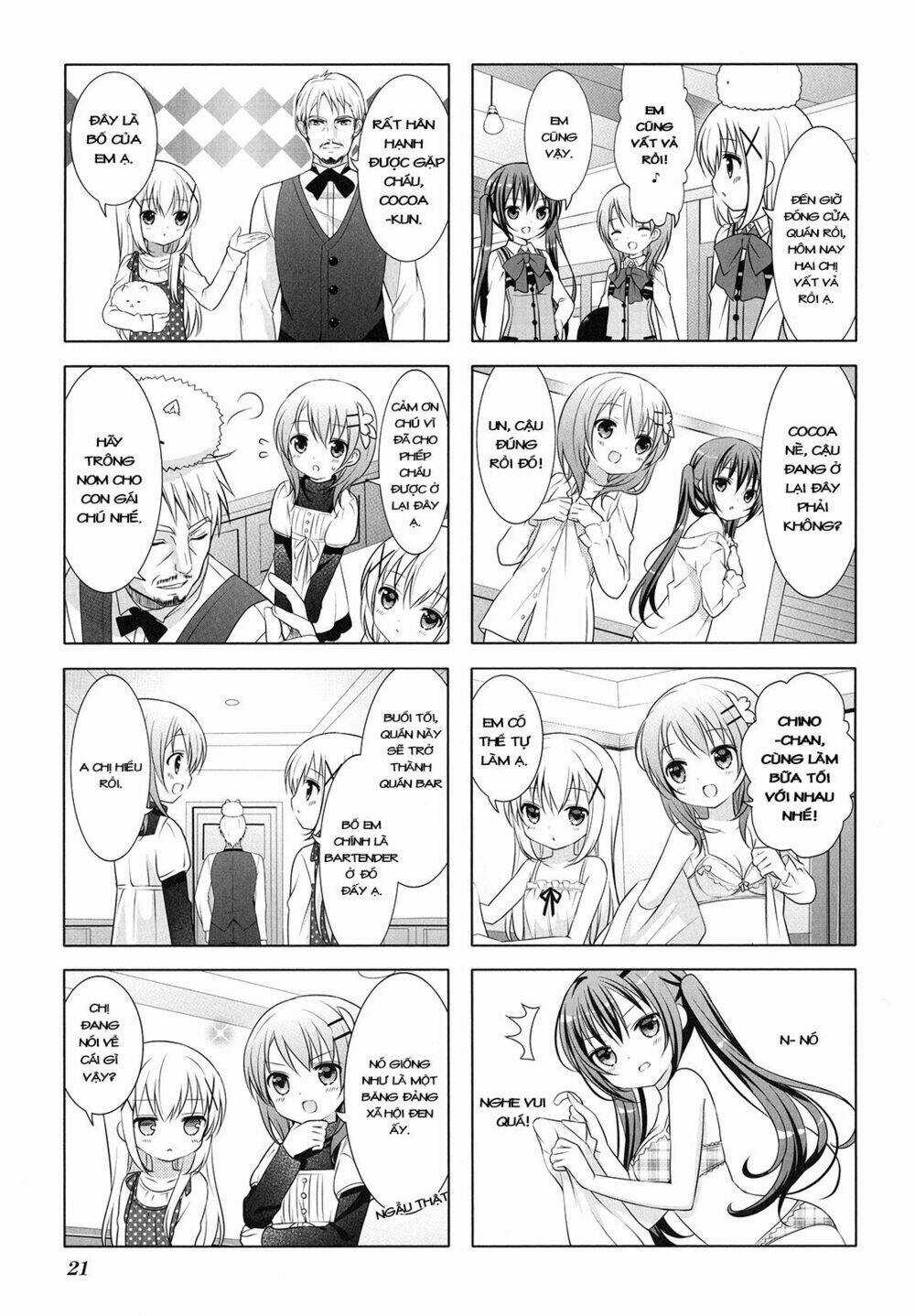 Gochuumon wa usagi desuka? [4-KOMA] - Chapter 2 - Trang 6