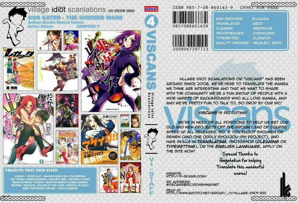 God Eater - The Summer Wars - Chapter 7 - Trang 2