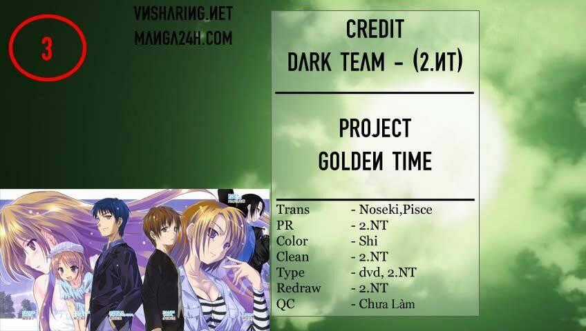 Golden Time (Umechazuke) - Chapter 3 - Trang 1