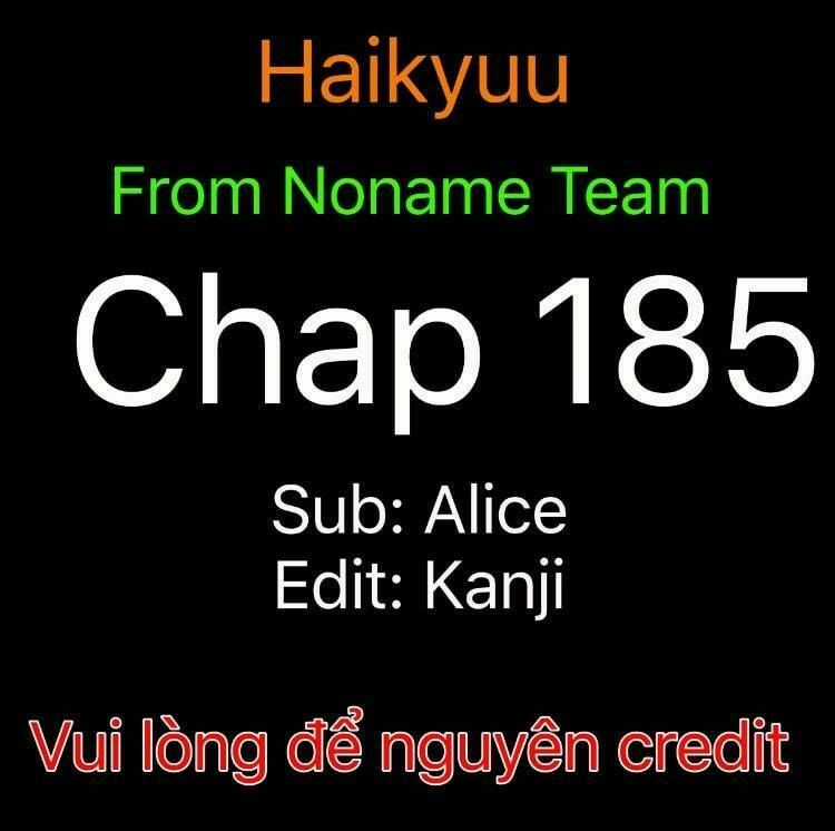 Haikyuu - Chapter 185 - Trang 1