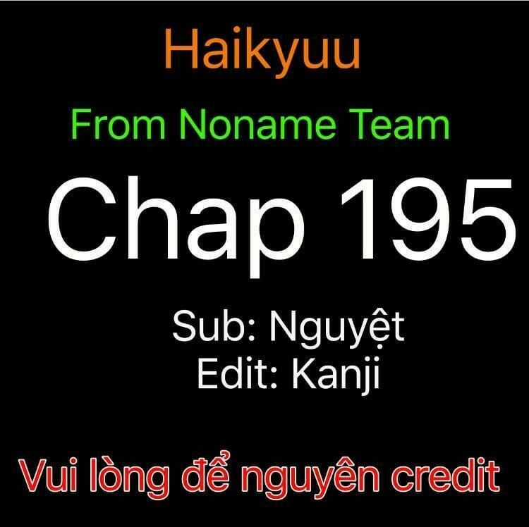 Haikyuu - Chapter 195 - Trang 1