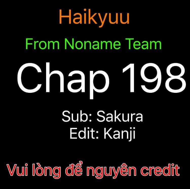 Haikyuu - Chapter 198 - Trang 1