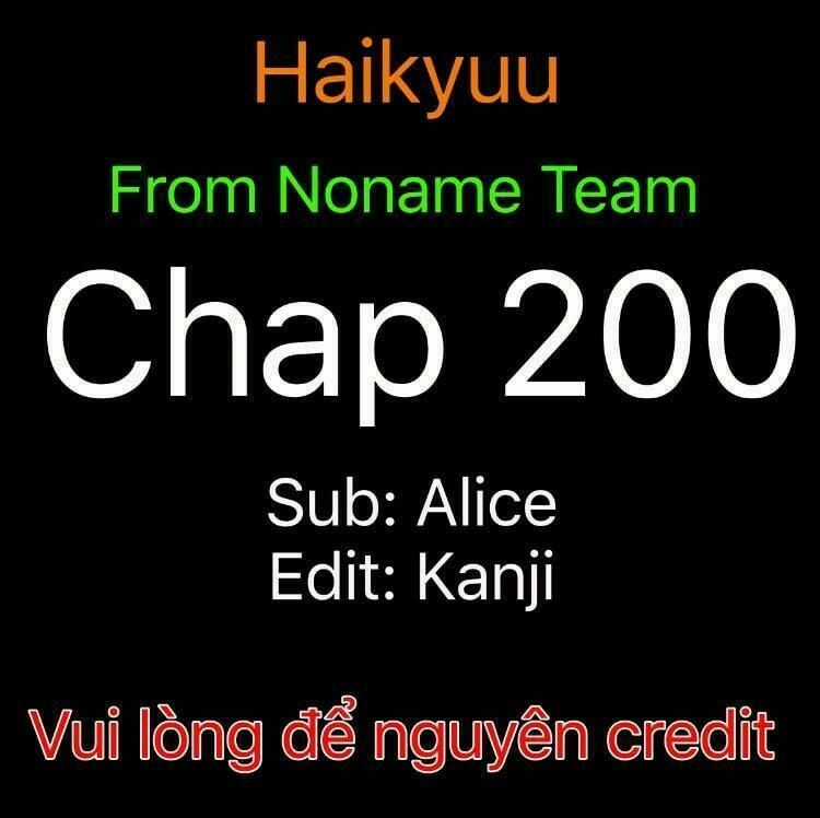 Haikyuu - Chapter 200 - Trang 1