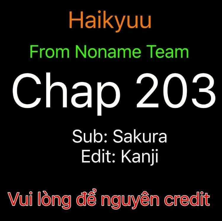 Haikyuu - Chapter 203 - Trang 1