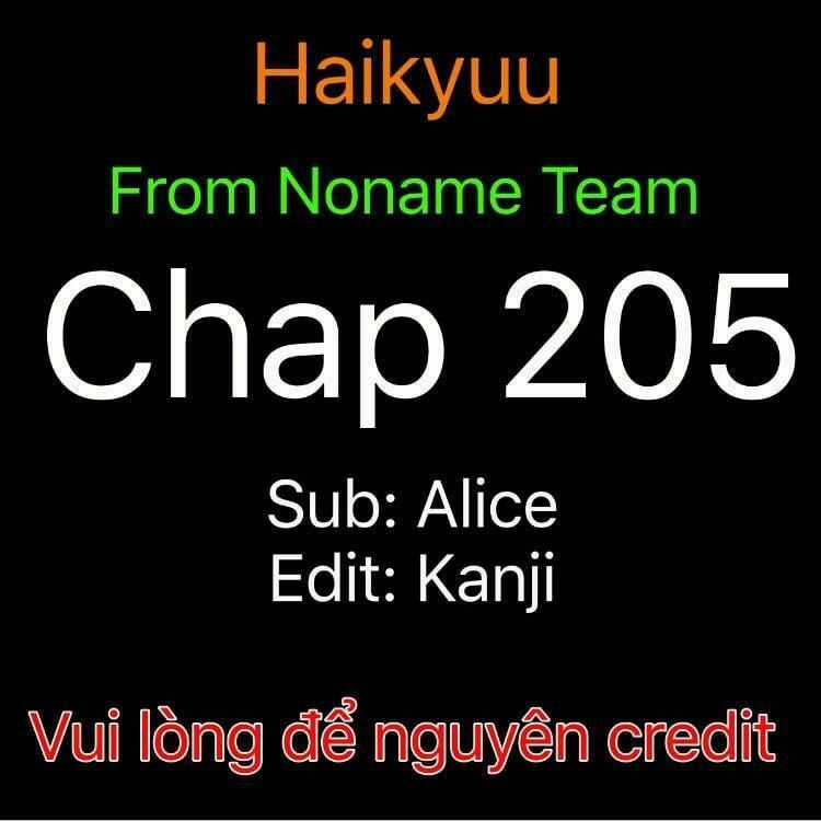 Haikyuu - Chapter 205 - Trang 1