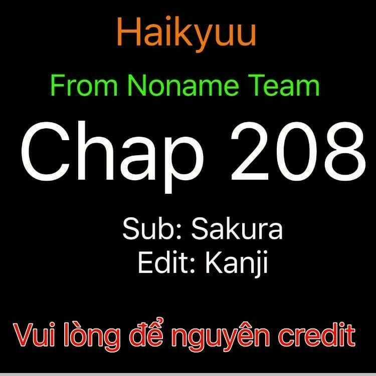 Haikyuu - Chapter 208 - Trang 1