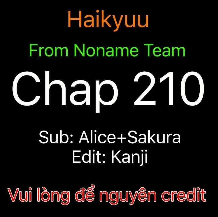 Haikyuu - Chapter 210 - Trang 1