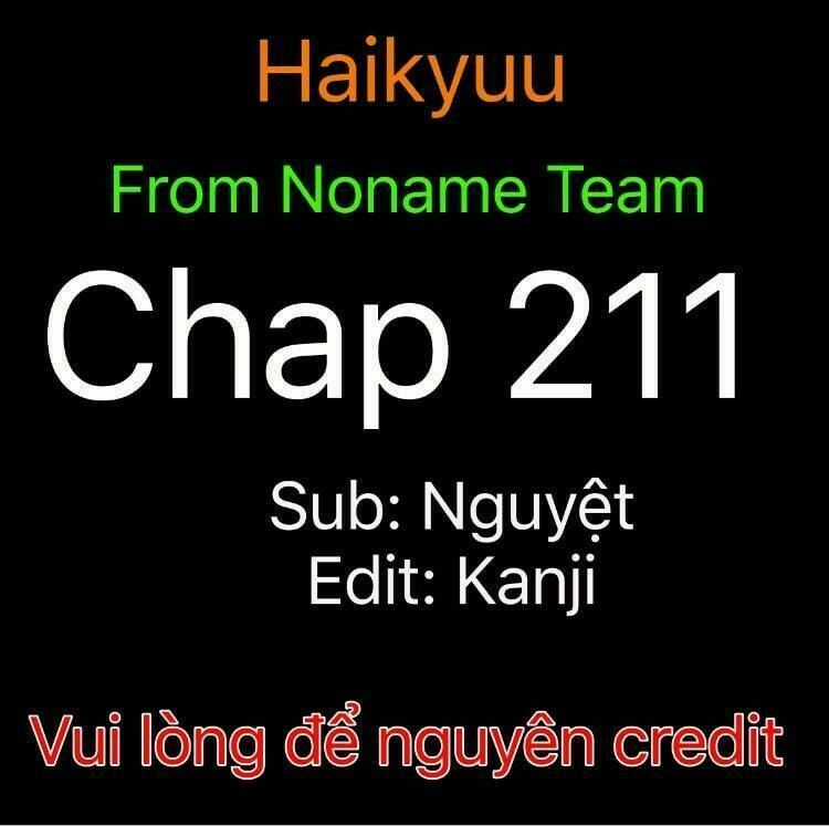 Haikyuu - Chapter 211 - Trang 1