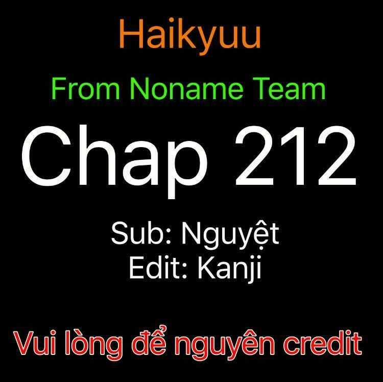 Haikyuu - Chapter 212 - Trang 1