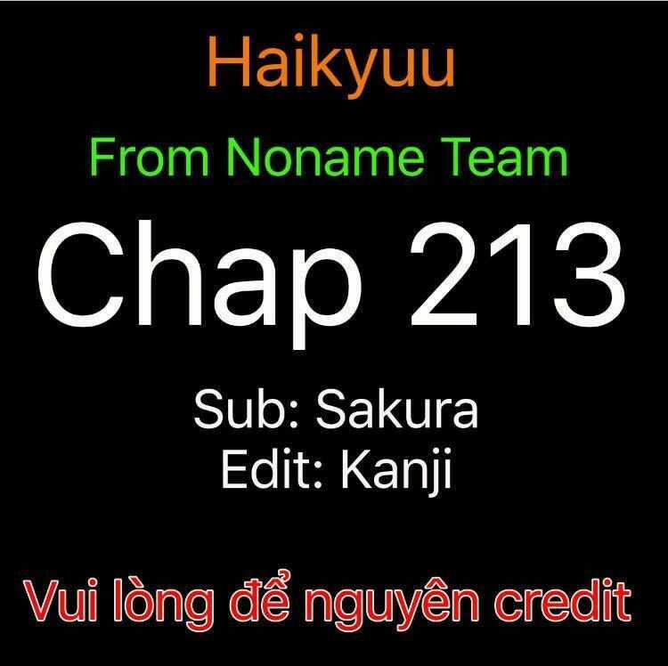 Haikyuu - Chapter 213 - Trang 1