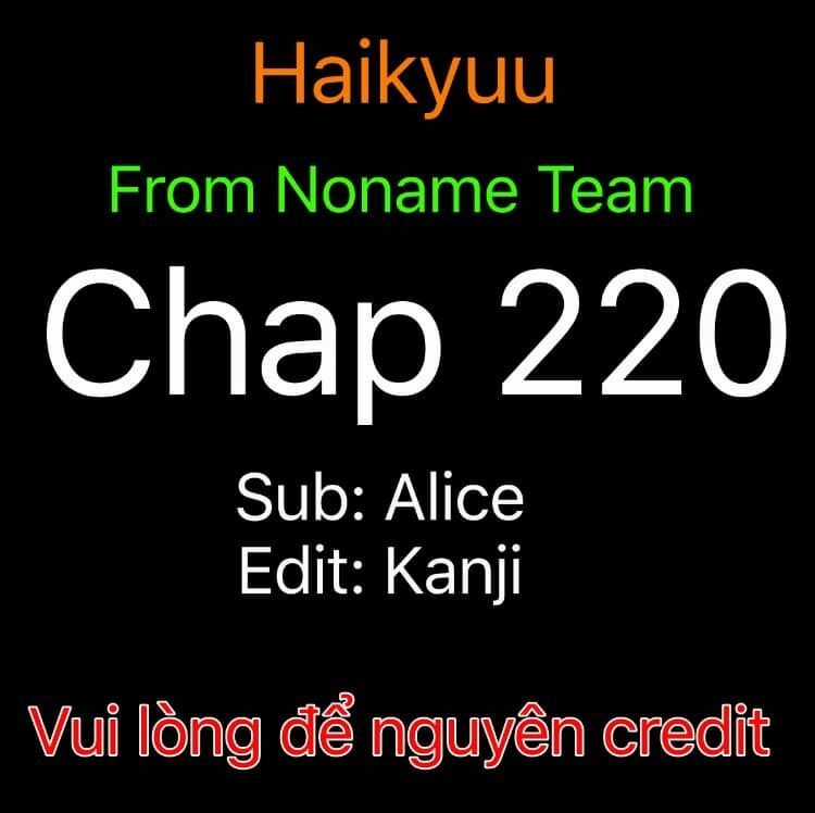 Haikyuu - Chapter 220 - Trang 1