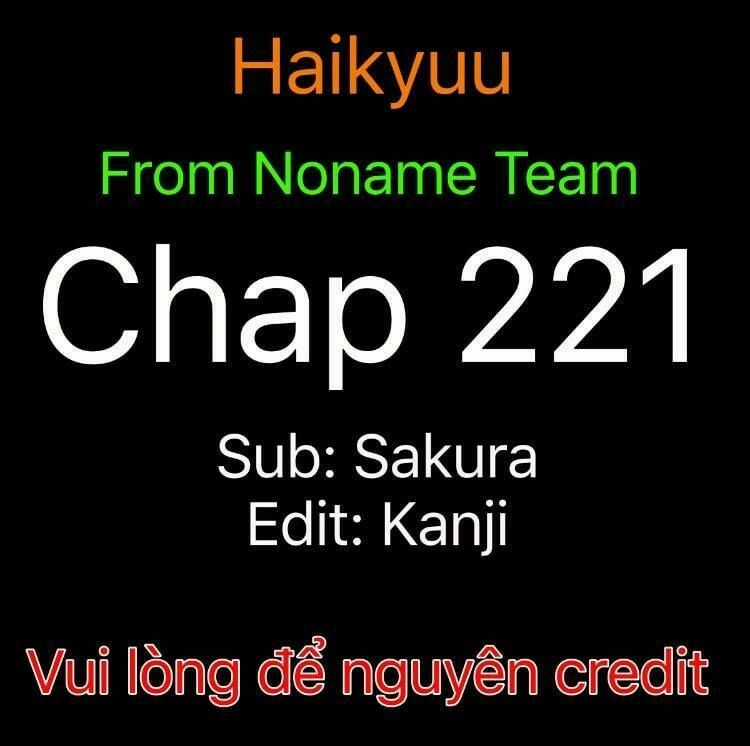 Haikyuu - Chapter 221 - Trang 1