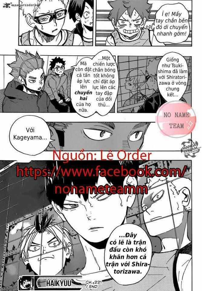 Haikyuu - Chapter 221 - Trang 18