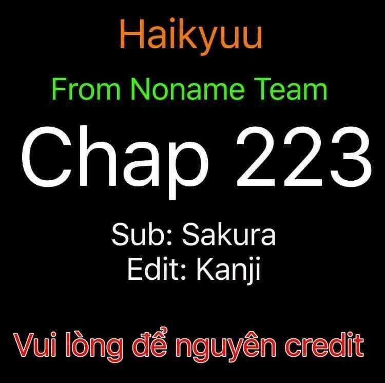 Haikyuu - Chapter 223 - Trang 1