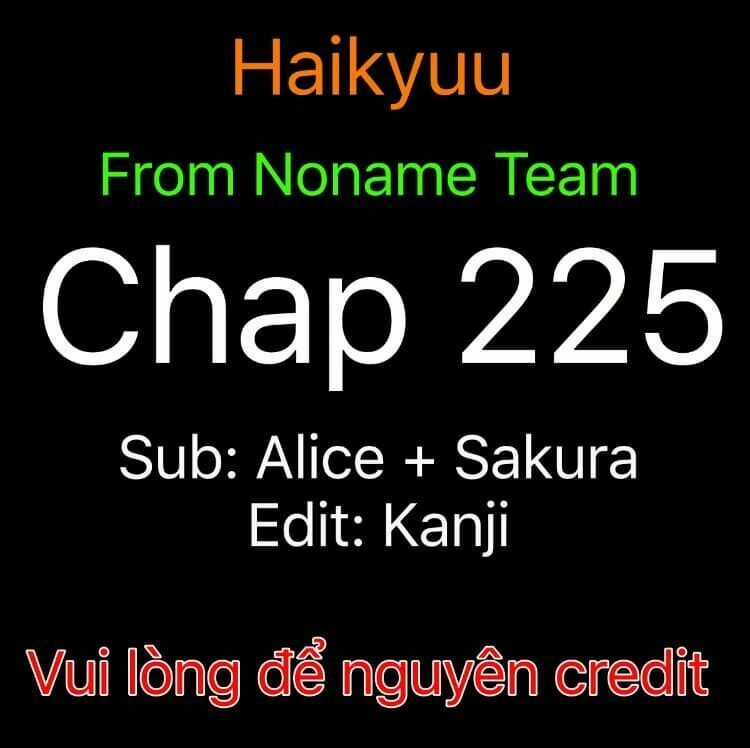 Haikyuu - Chapter 225 - Trang 1