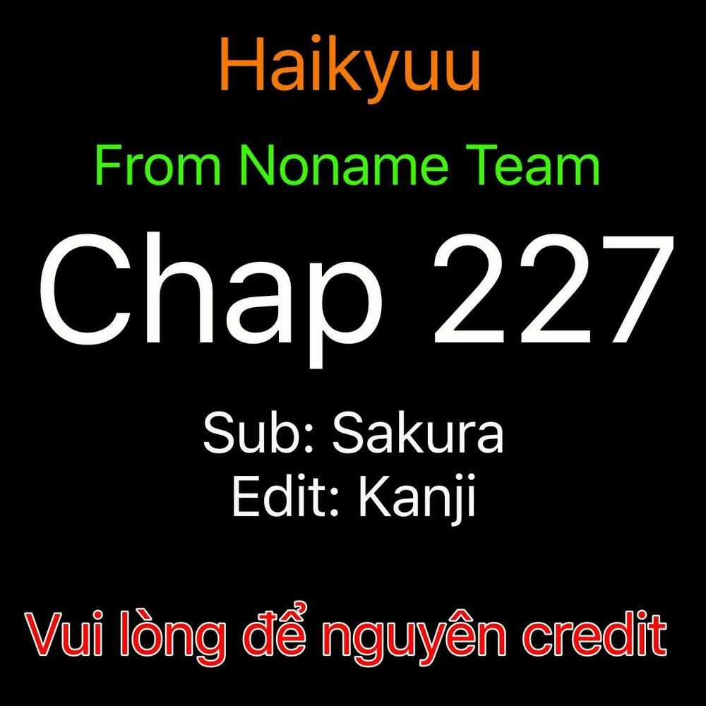Haikyuu - Chapter 227 - Trang 1