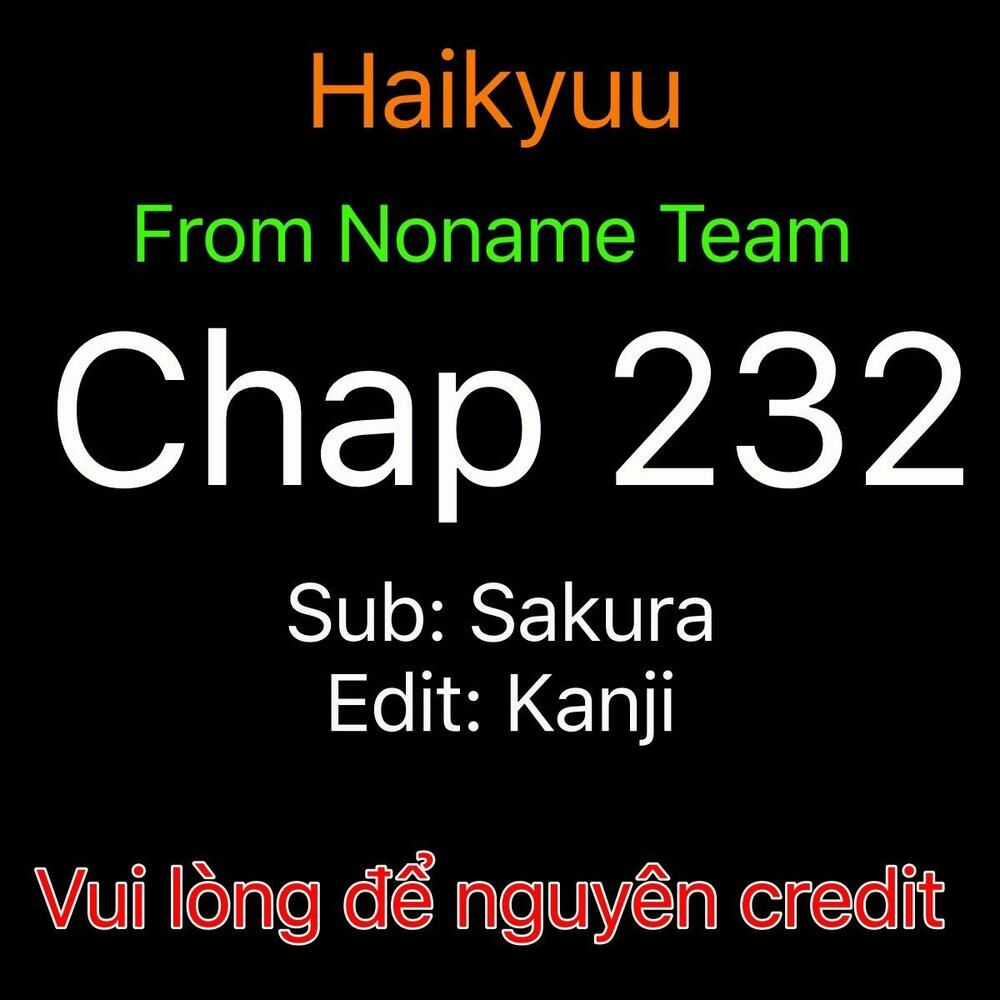 Haikyuu - Chapter 232 - Trang 1