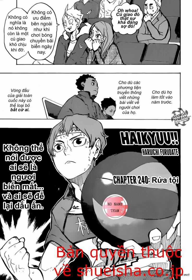 Haikyuu - Chapter 240 - Trang 2