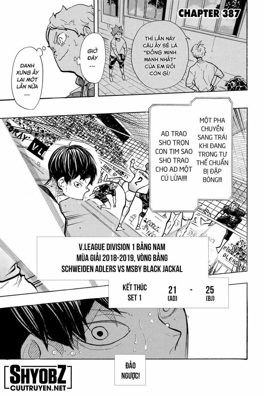 Haikyuu - Chapter 387 - Trang 2