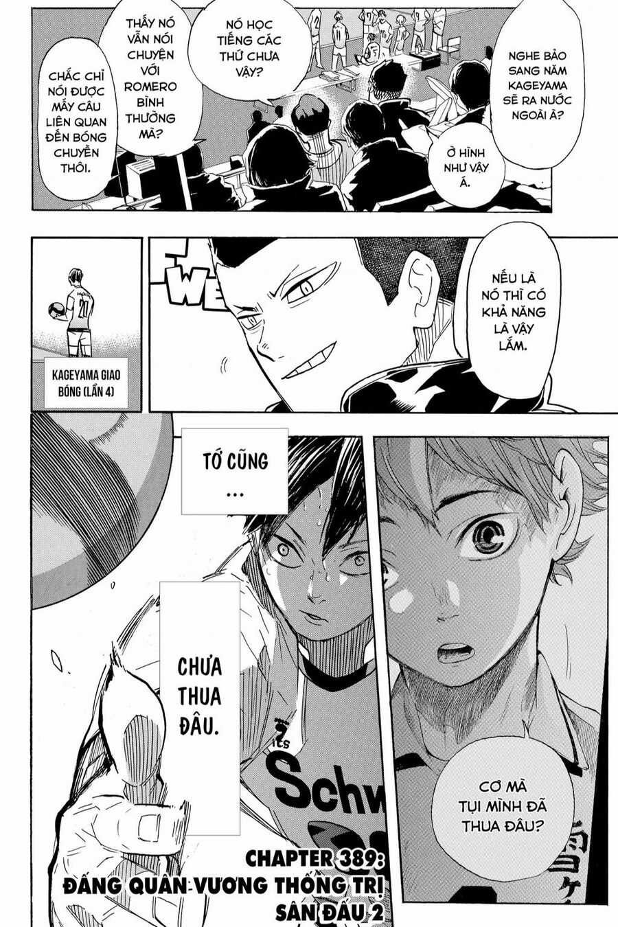 Haikyuu - Chapter 389 - Trang 2