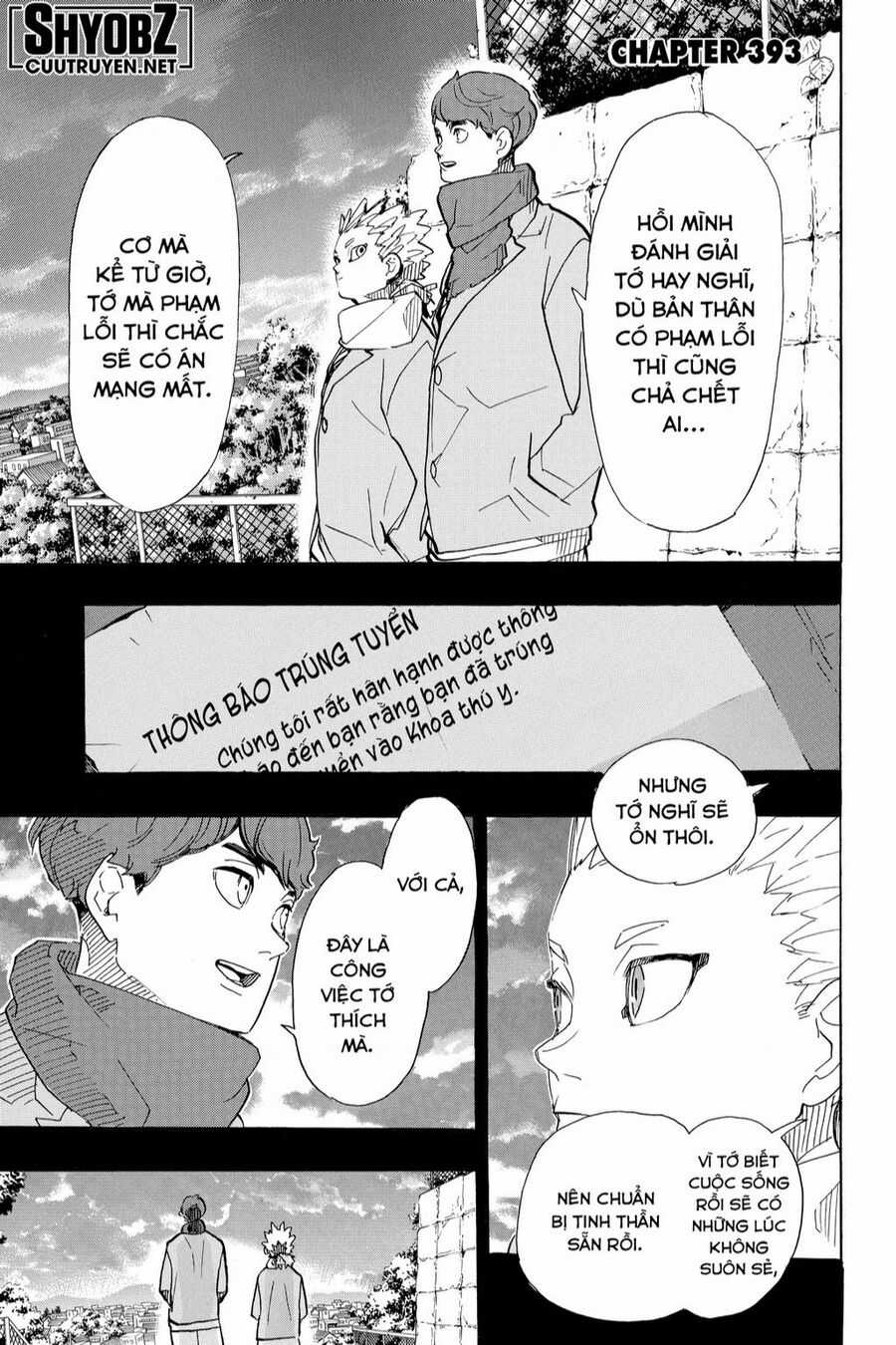 Haikyuu - Chapter 393 - Trang 3