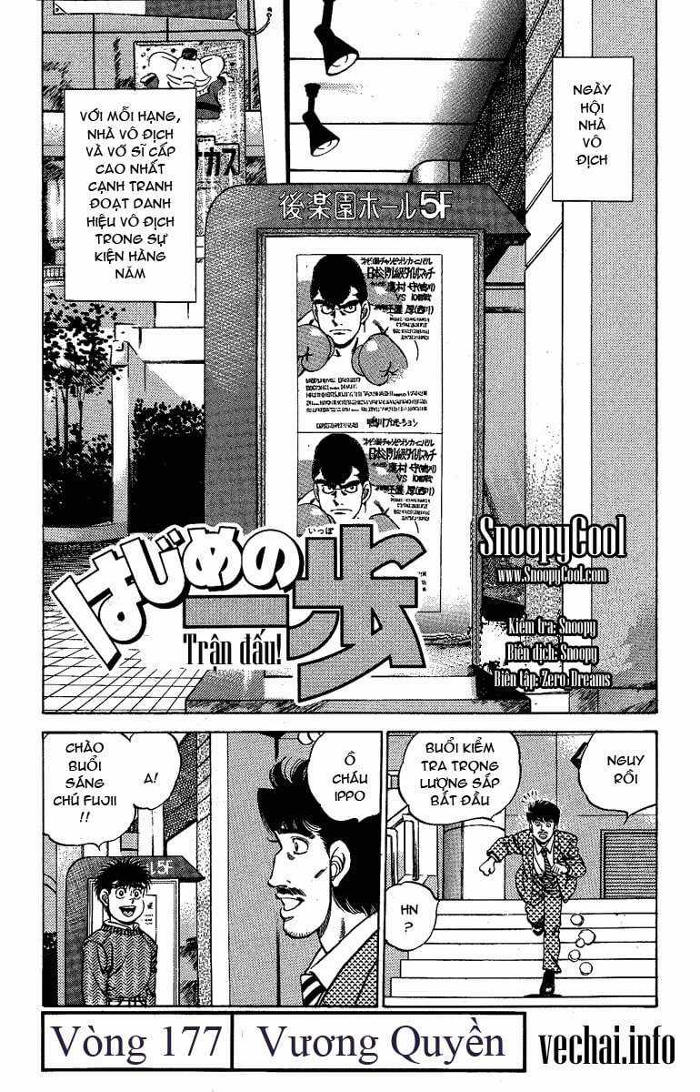 Hajime No Ippo - Chapter 177 - Trang 1