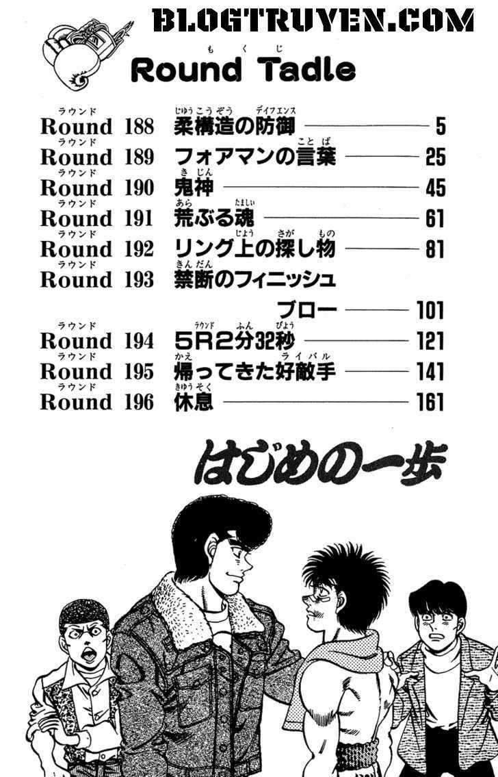 Hajime No Ippo - Chapter 188 - Trang 4