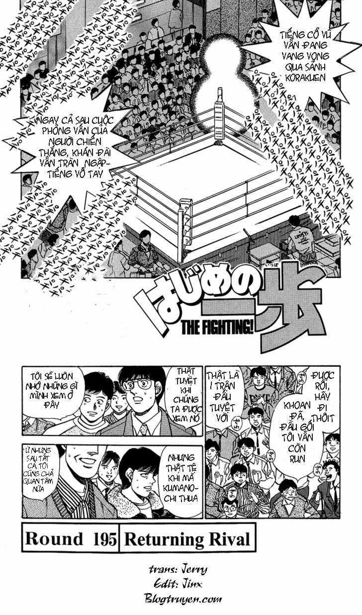 Hajime No Ippo - Chapter 195 - Trang 2