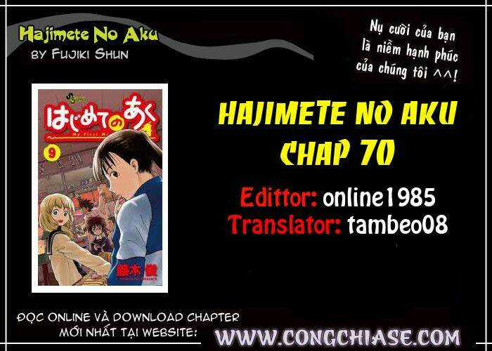 Hajimete No Aku - Chapter 70 - Trang 19