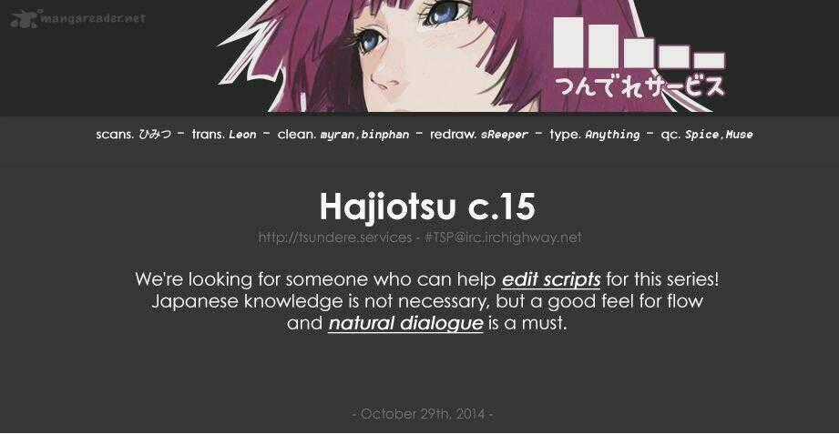 Hajiotsu - Chapter 15 - Trang 30