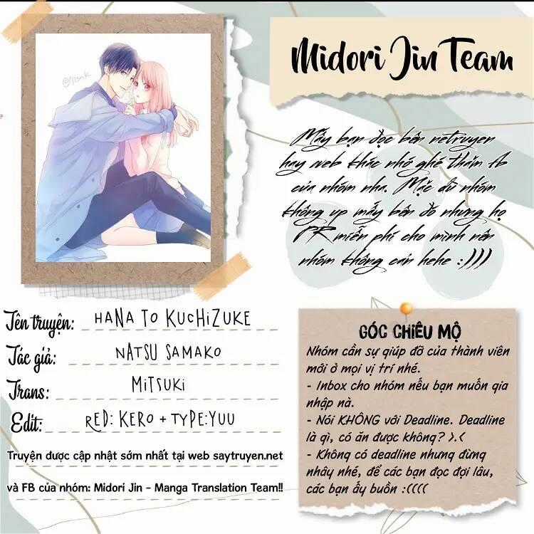 Hana To Kuchizuke. - Chapter 18 - Trang 2