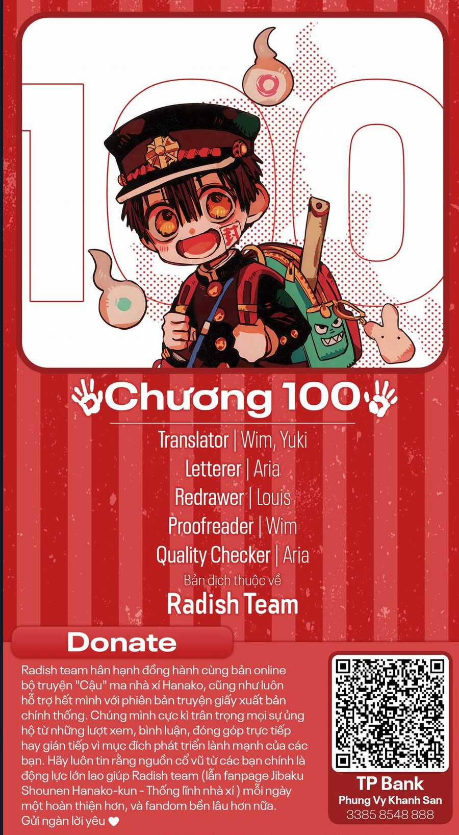 Hanako-Kun Nhà Xí - Chapter 100 - Trang 4