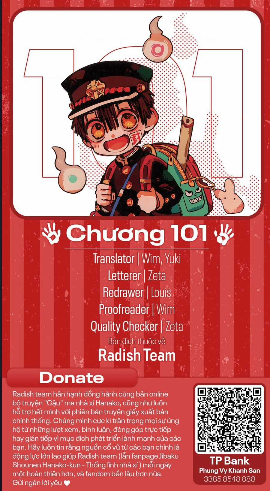 Hanako-Kun Nhà Xí - Chapter 101 - Trang 5