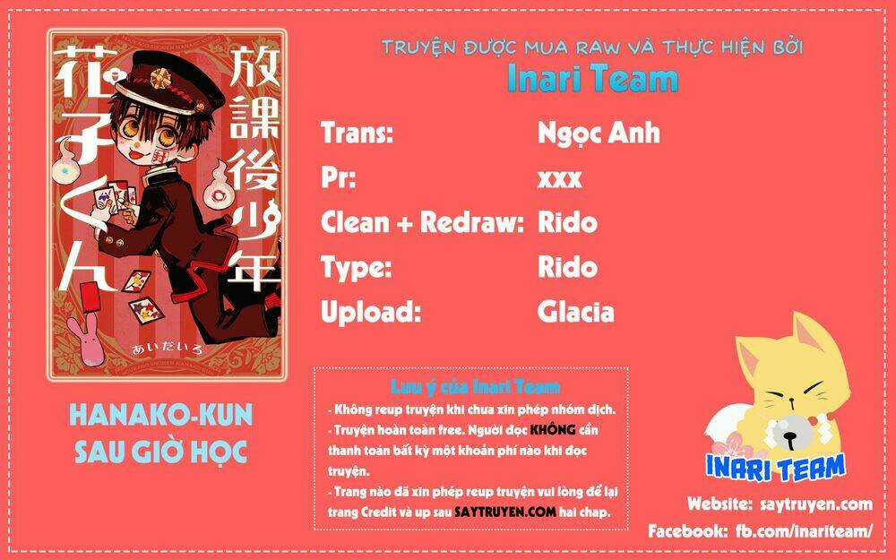 Hanako-Kun Sau Giờ Học - Chapter 13 - Trang 1