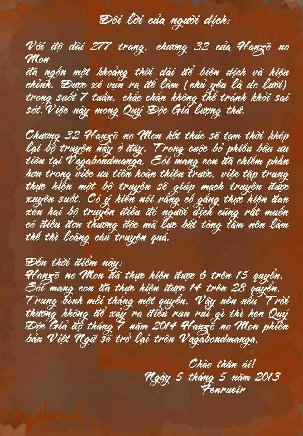 Hanzou No Mon - Chapter 32.7 - Trang 53