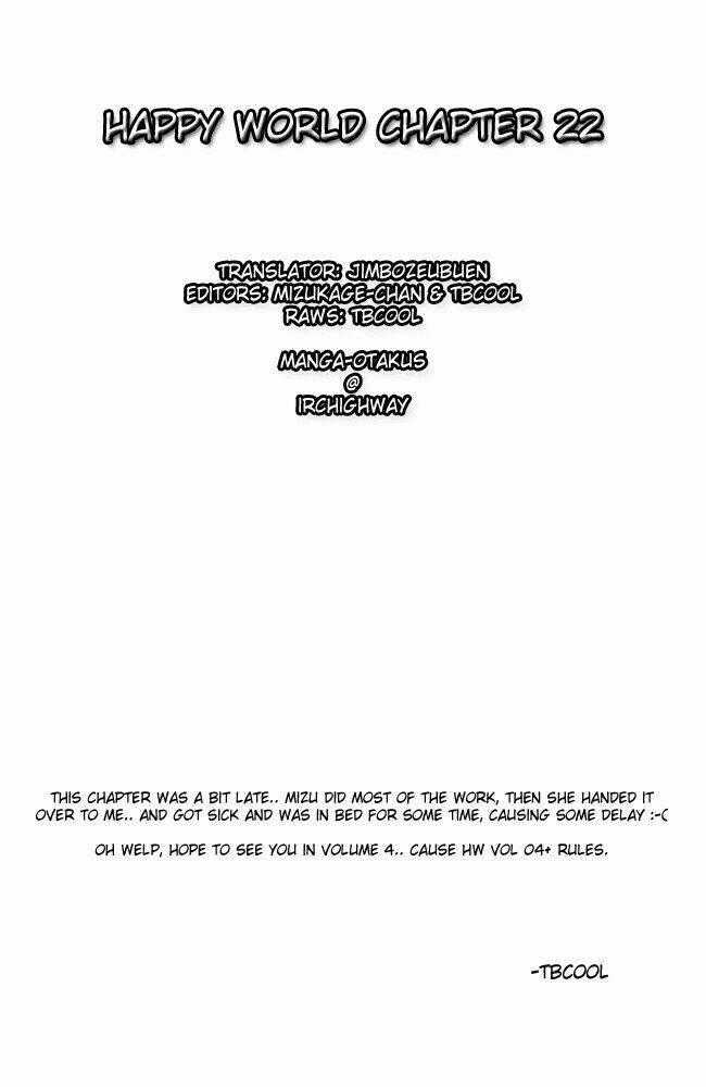 Happy World - Chapter 22 - Trang 1