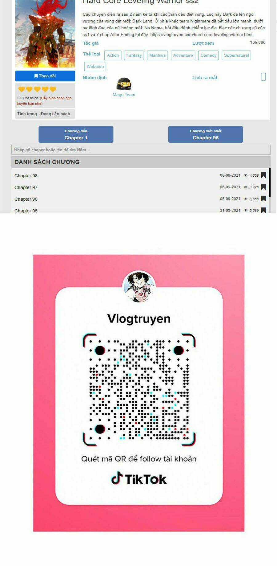 Hard Core Leveling Warrior Ss2 - Chapter 101 - Trang 160