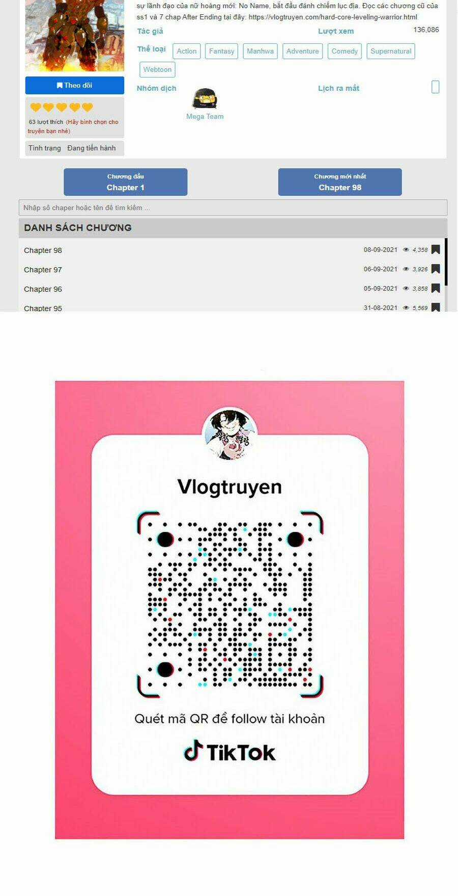 Hard Core Leveling Warrior Ss2 - Chapter 99 - Trang 124