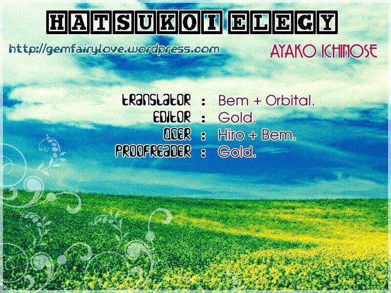 Hatsukoi Elegy - Chapter 1 - Trang 2