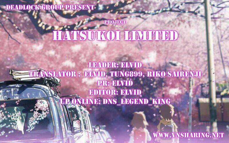 Hatsukoi Limited - Chapter 9 - Trang 1