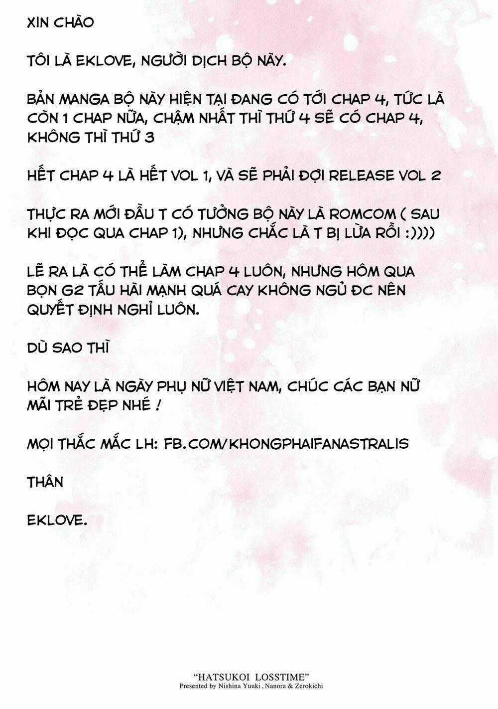 Hatsukoi Losstime - Chapter 3 - Trang 40