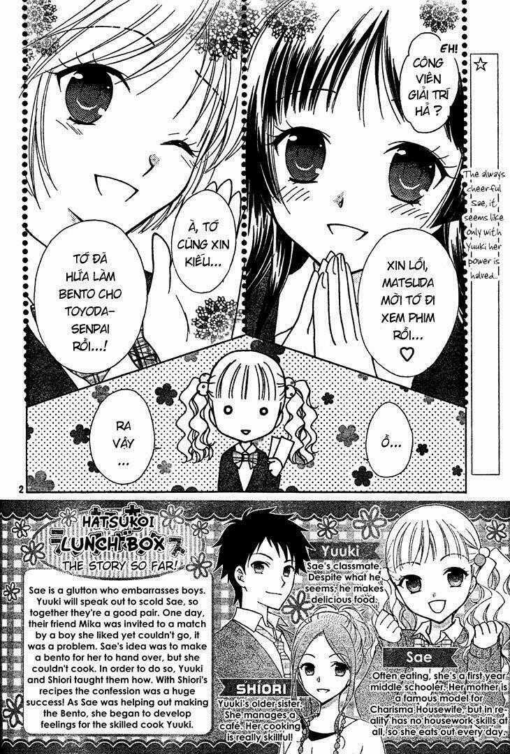 Hatsukoi Lunch Box - Chapter 3 - Trang 2