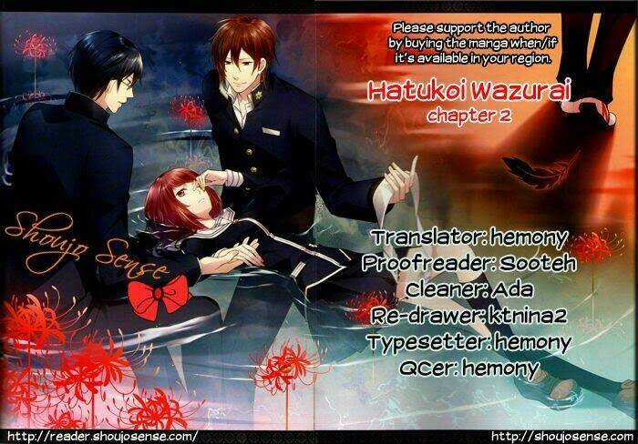 Hatsukoi Wazurai - Chapter 2 - Trang 2