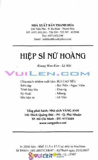 Hiệp Sĩ Nữ Hoàng - Chapter 2 - Trang 2