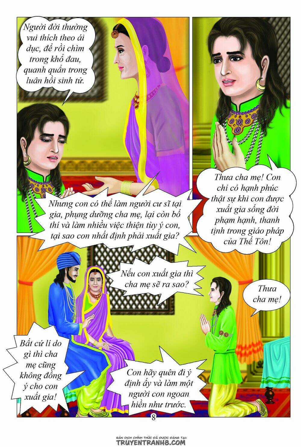 Hiếu Hạnh Xuất Thế - Chapter 1 - Trang 8