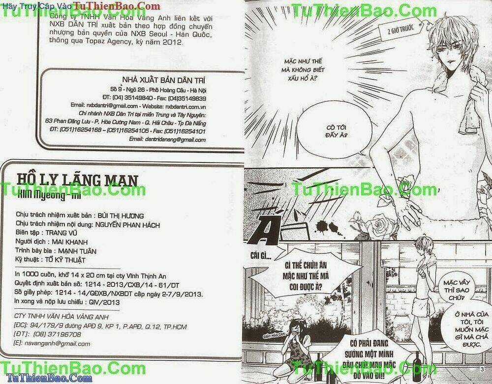 Hồ Ly Lãng Mạn - Chapter 3 - Trang 3